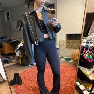 Zara oversized crop jacket